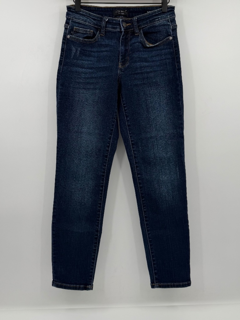 Judy Blue Jeans Women 27 Dark Wash Denim Slim Fit Skinny Stretch Mid Rise